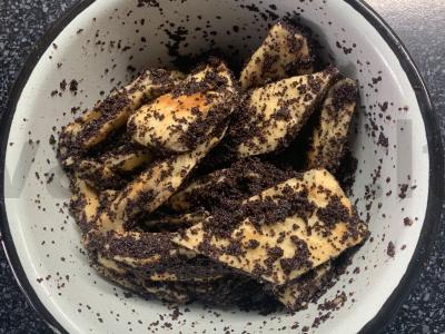 Makovėjiukai su medumi ir aguonomis Žingsnis 9