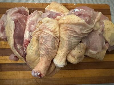 Vištiena su daržovėmis orkaitėje Žingsnis 1