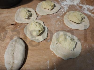 Kepti pyragėliai su bulvėmis Žingsnis 4