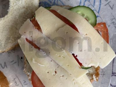 Bagelis su vištiena Žingsnis 3