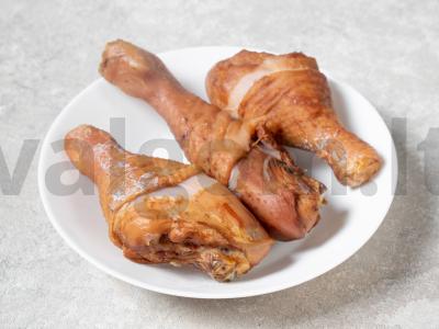 Žirnių sriuba-pyragas su rūkytais produktais Žingsnis 5