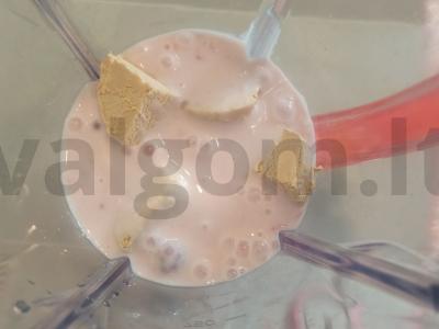 Aviečių kokteilis su ledais Žingsnis 2