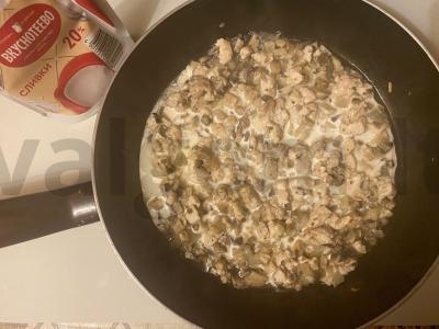 Kruasanai „Todore“ su vištienos filė ir pievagrybiais Žingsnis 4