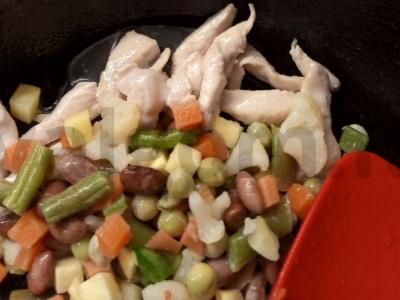 Vištiena su daržovių mišiniu Žingsnis 2