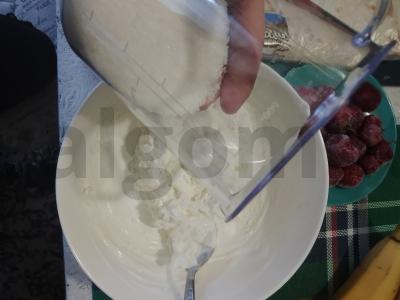 Varškės ritinėlis lavaše Žingsnis 2