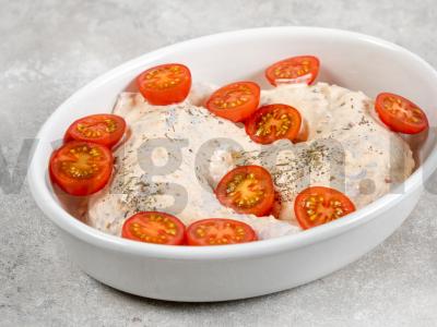 Vištiena su grikių kruopomis, kepta kefyre su česnaku ir žolelėmis Žingsnis 2