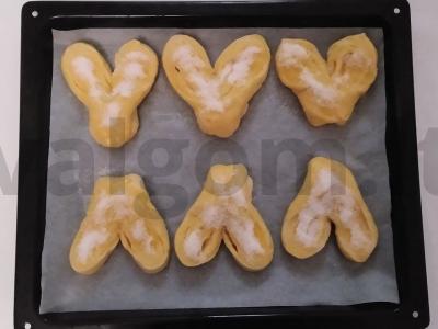 Skaniausi širdelės bandelės Žingsnis 2