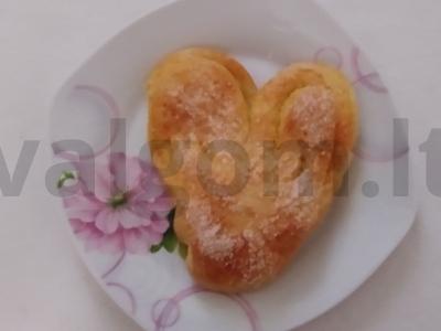 Skaniausi širdelės bandelės pagrindine nuotrauka