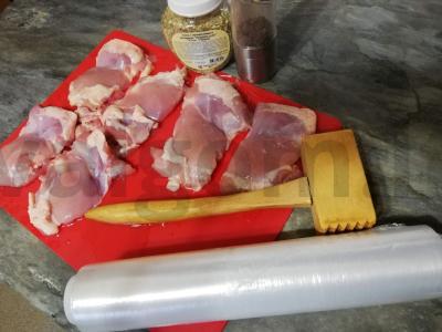 Vištienos ritinėliai orkaitėje Žingsnis 1