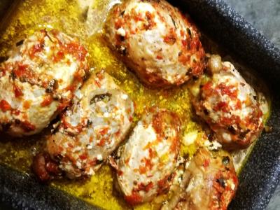 Vištienos ritinėliai orkaitėje Žingsnis 7