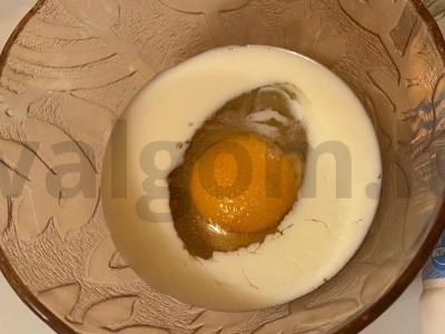 Pankekai su pieniniu šokoladu „Saldus rytas“ Žingsnis 2