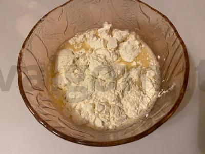 Pankekai su pieniniu šokoladu „Saldus rytas“ Žingsnis 4