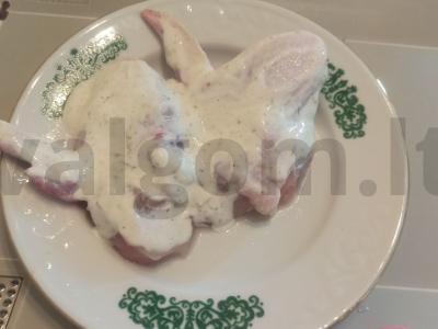 Kiaulienos sparneliai orkaitėje Žingsnis 2