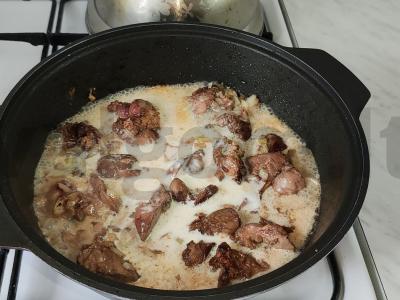 Švelni vištienos kepenėlė Žingsnis 4