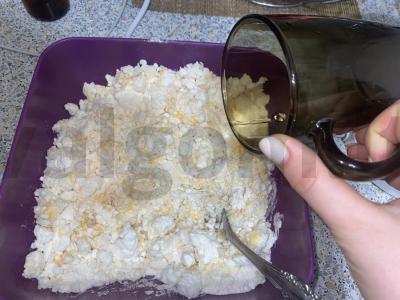 Saldūs pavasario varškėčiai su topinambūrų sirupu Žingsnis 6