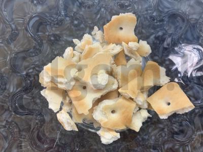 Vaisių salotos iš arbūzo, obuolių ir riešutų Žingsnis 4