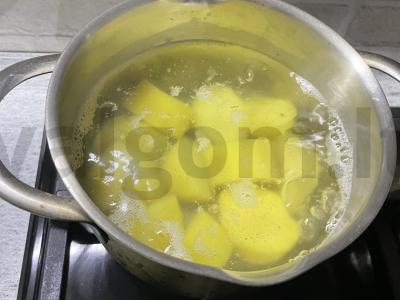 Okroška su daržovėmis ir kvašu Žingsnis 1