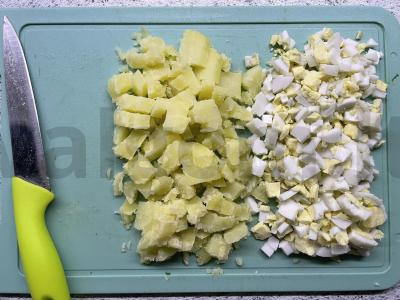 Okroška su daržovėmis ir kvašu Žingsnis 4