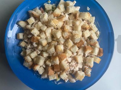 Salotas „Esti“ su vištiena, daržovėmis ir sausainiais Žingsnis 8