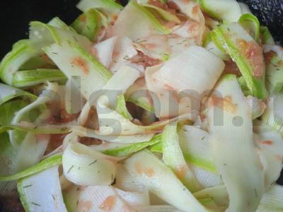 Cukinijų makaronai su parmezanu Žingsnis 3