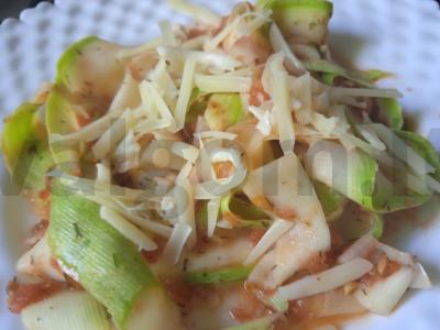 Cukinijų makaronai su parmezanu Žingsnis 4