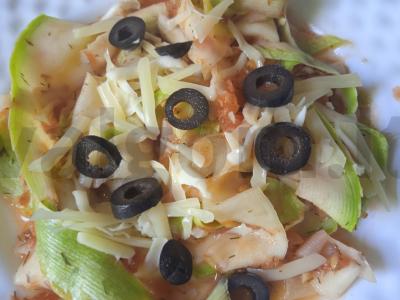 Cukinijų makaronai su parmezanu pagrindine nuotrauka