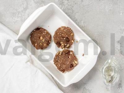 Vegetariški šokoladiniai sausainiai Žingsnis 2