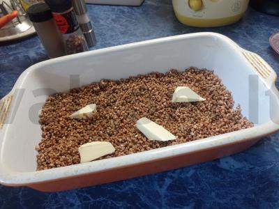 Troškinta grikių košė su vištiena Žingsnis 3