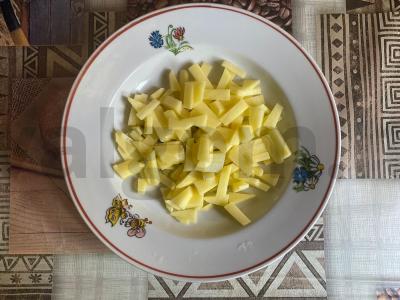 Šči su jautienos kaulu Žingsnis 3