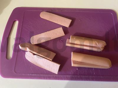 Namų burgeriai su pieno dešrelėmis elektriniame grilyje Žingsnis 3