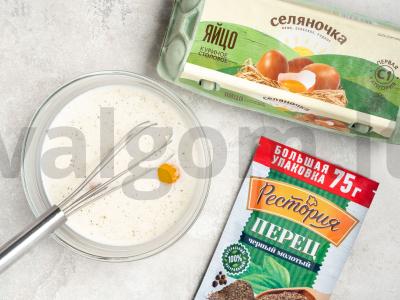 Žiedinė kopūstai tešloje kepti Žingsnis 1