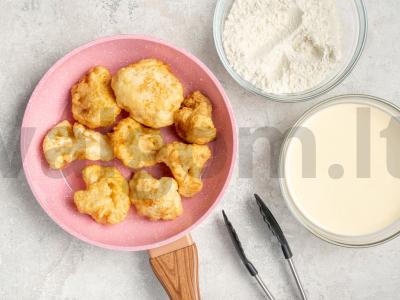 Žiedinė kopūstai tešloje kepti Žingsnis 2