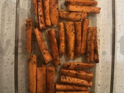 Kepta morkų su prieskoniais Žingsnis 2