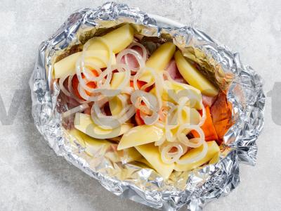 Vištiena orkaitėje su daržovėmis Žingsnis 7