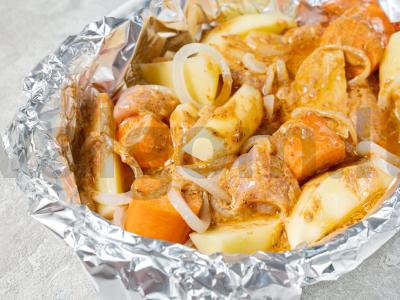 Vištiena orkaitėje su daržovėmis Žingsnis 8