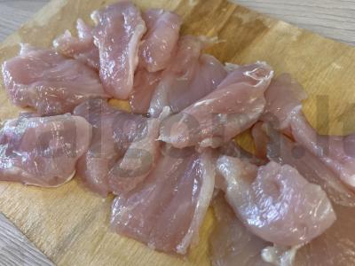 Cezario salotas su kalakutiena ir citrinos sultimis Žingsnis 1