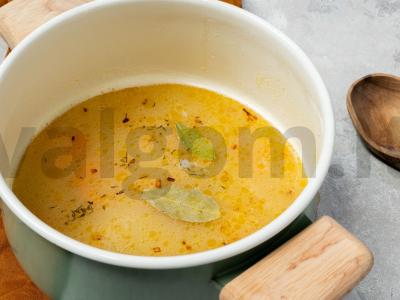 Kalakutienos filė sriuba su džiovintais žirniais Žingsnis 2