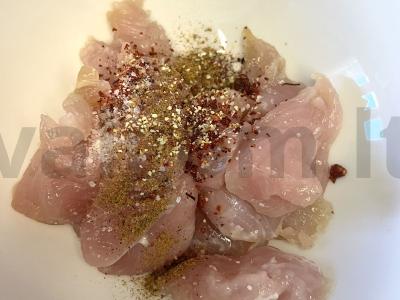 Cezario salotas su kalakutiena ir citrinos sultimis Žingsnis 2