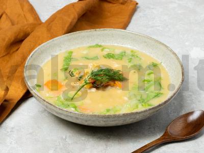 Kalakutienos filė sriuba su džiovintais žirniais pagrindine nuotrauka