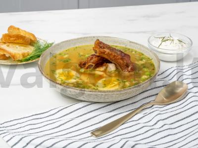 Sriuba su kalnų jautiena ir kalakutienos filė pagrindine nuotrauka