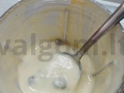 Moliūgų varškės apkepas Žingsnis 4