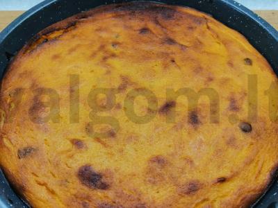 Moliūgų varškės apkepas Žingsnis 9