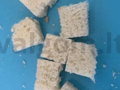 Sumuštiniai iš dešros, sūrio ir daržovių Žingsnis 1