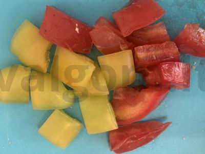 Sumuštiniai iš dešros, sūrio ir daržovių Žingsnis 3