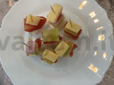 Sumuštiniai iš dešros, sūrio ir daržovių Žingsnis 5