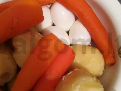 Silkė po šubomis be žaliojo svogūno Žingsnis 1