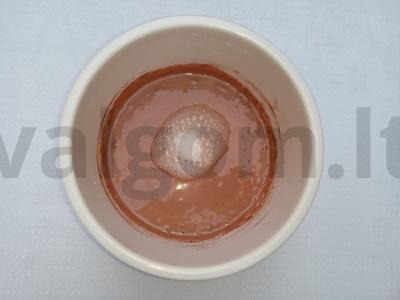 Minkštieji šokoladiniai blynai Žingsnis 2