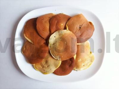 Minkštieji šokoladiniai blynai pagrindine nuotrauka