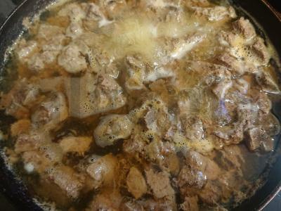 Jautienos kepenys su ryžiais Žingsnis 2