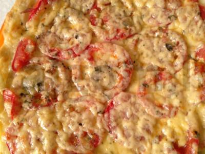 Pica „Margherita“ ant kefyro tešlos pagrindine nuotrauka